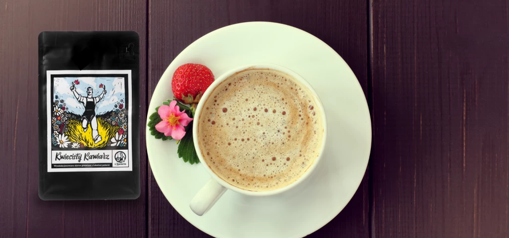 Kwiecisty kawiarz to propozycja mieszanki ziaren kawy na wiosenne dni. 